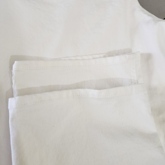 Frye White Denim High-Rise Jeans, Sz 14 - Picture 4 of 8